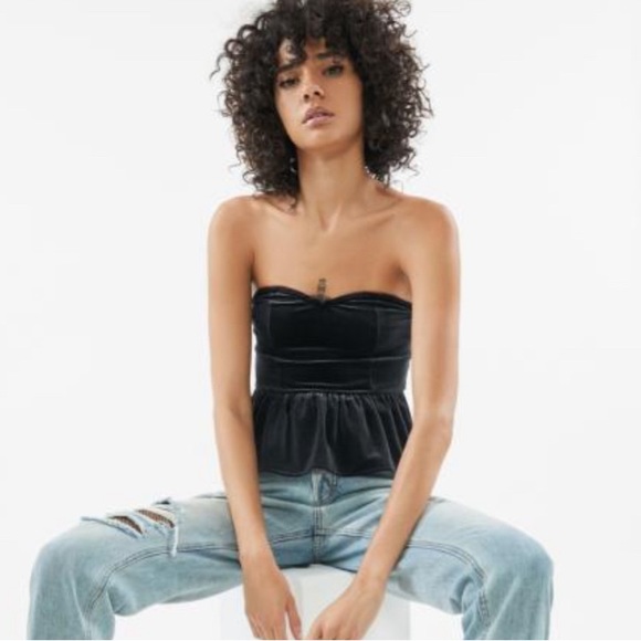 Urban Outfitters strapless top - Picture 2 of 4